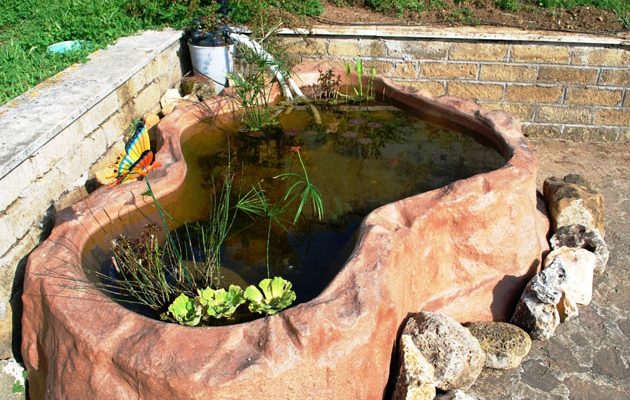 realizzazione laghetto giardino