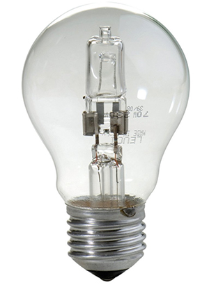 Attacco E27 alogeno Lampada E27 versione alogena