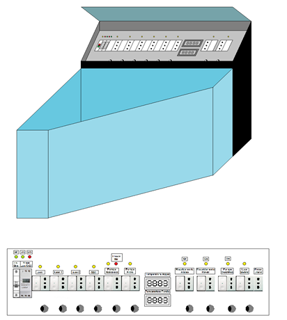 Mobile con impianto elettrico