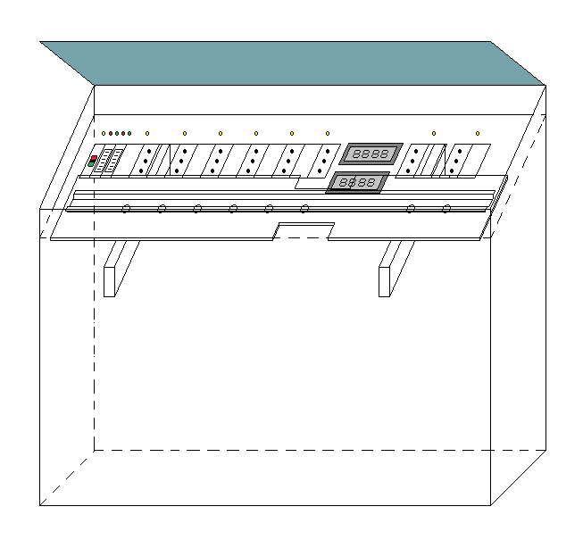 Mobile con impianto elettrico