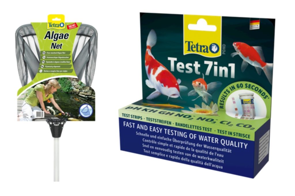 alghe laghetti test pulizia prodotti tetra