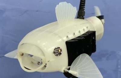 gillbert pesce robot mangia plastica